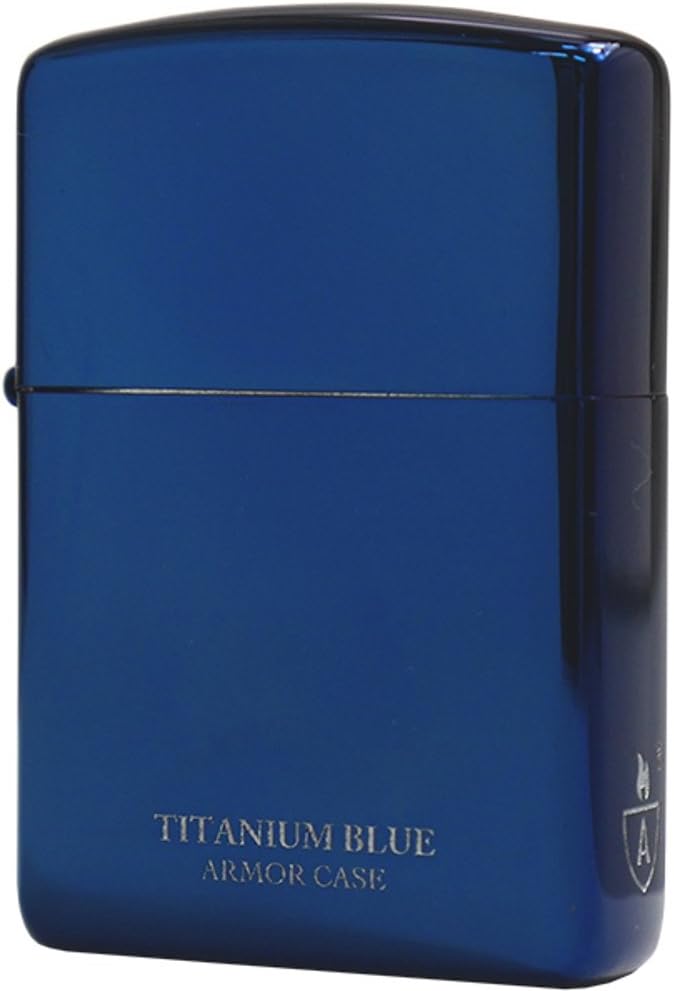ZIPPO Lighter Armor Titanium Coating Blue 16-BLTT