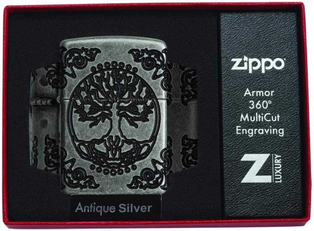 Zippo Armor Tree of Life Design Pocket Lighter