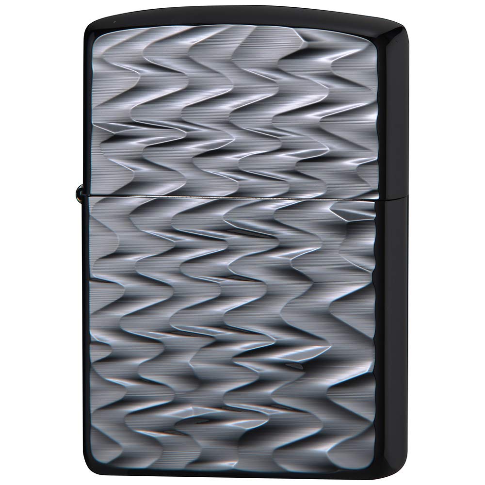 Zippo 62TIBL-RIP Lighter Blue Armor Double Sided Titanium Coating