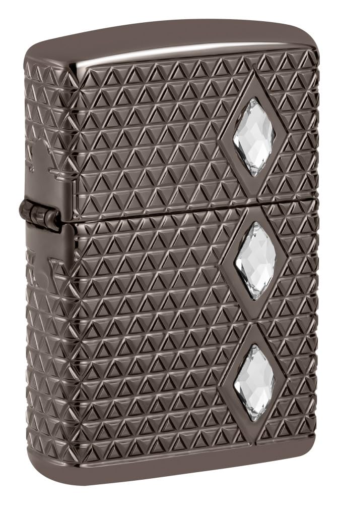 Zippo Pattern Armor Antique Silver Pocket Lighter