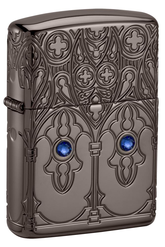 Zippo Pattern Armor Antique Silver Pocket Lighter