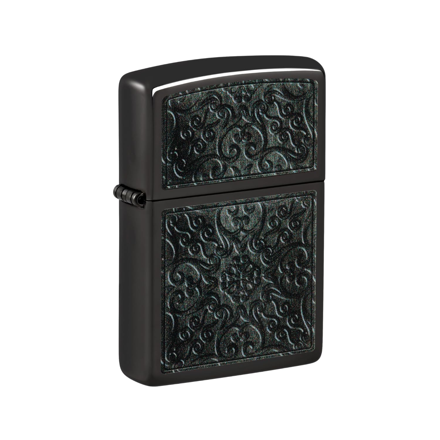 Zippo Pattern Armor Antique Silver Pocket Lighter