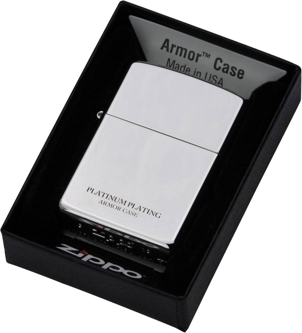 Zippo Lighter Armor, Titanium Coating, Platinum 16-PLAT