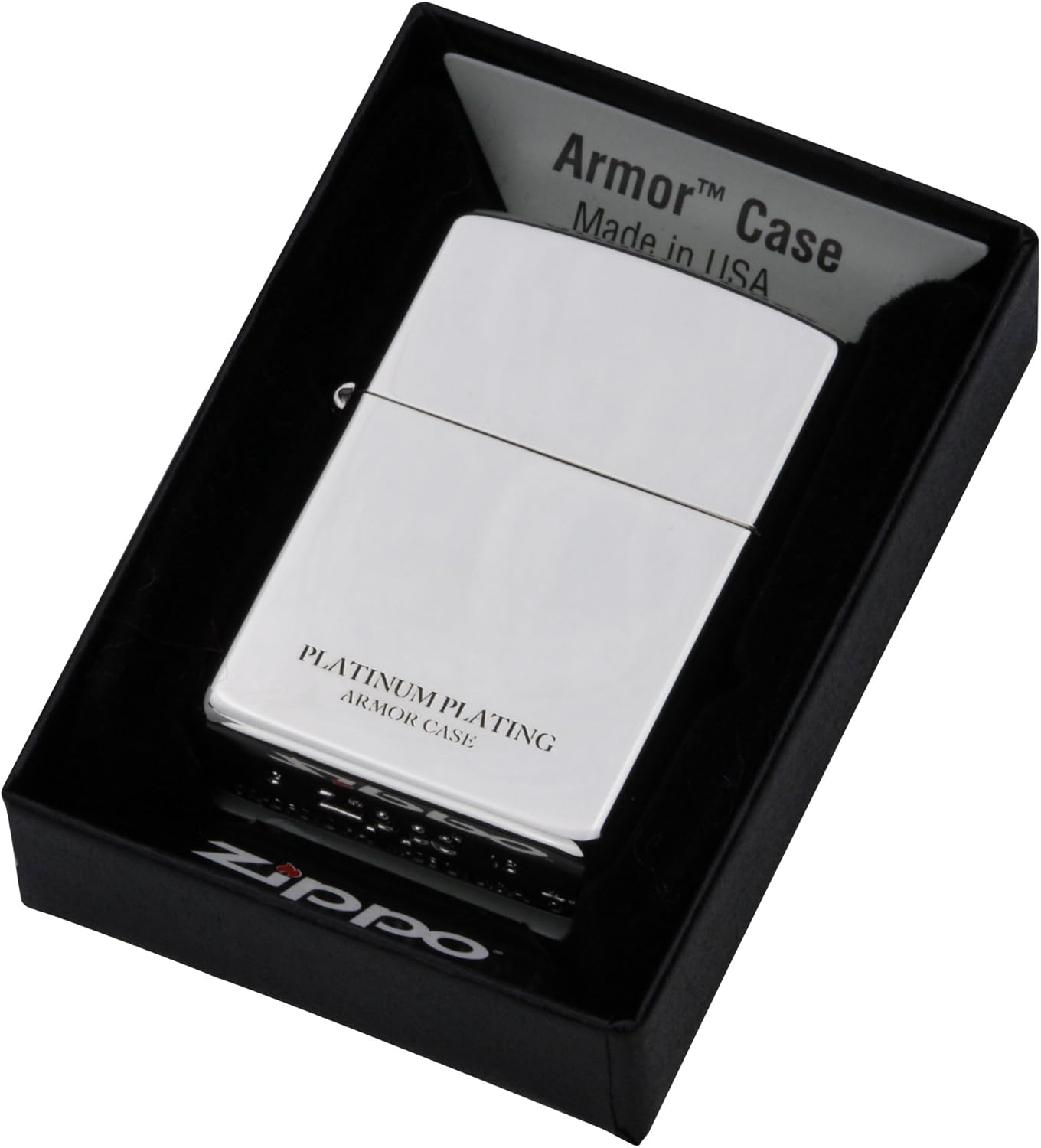 Zippo Lighter Armor, Titanium Coating, Platinum 16-PLAT