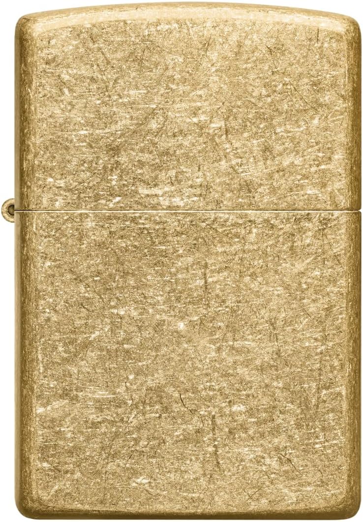Zippo Armor Tumbled Brass Pocket Lighter