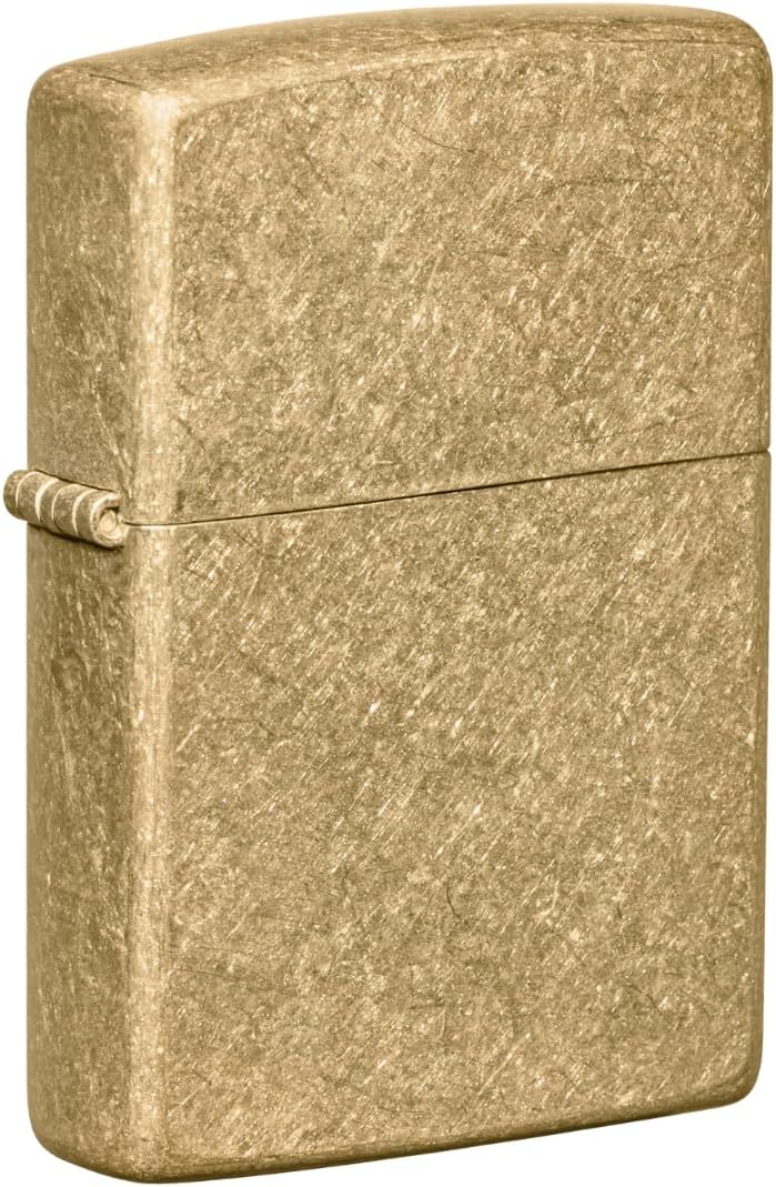 Zippo Armor Tumbled Brass Pocket Lighter
