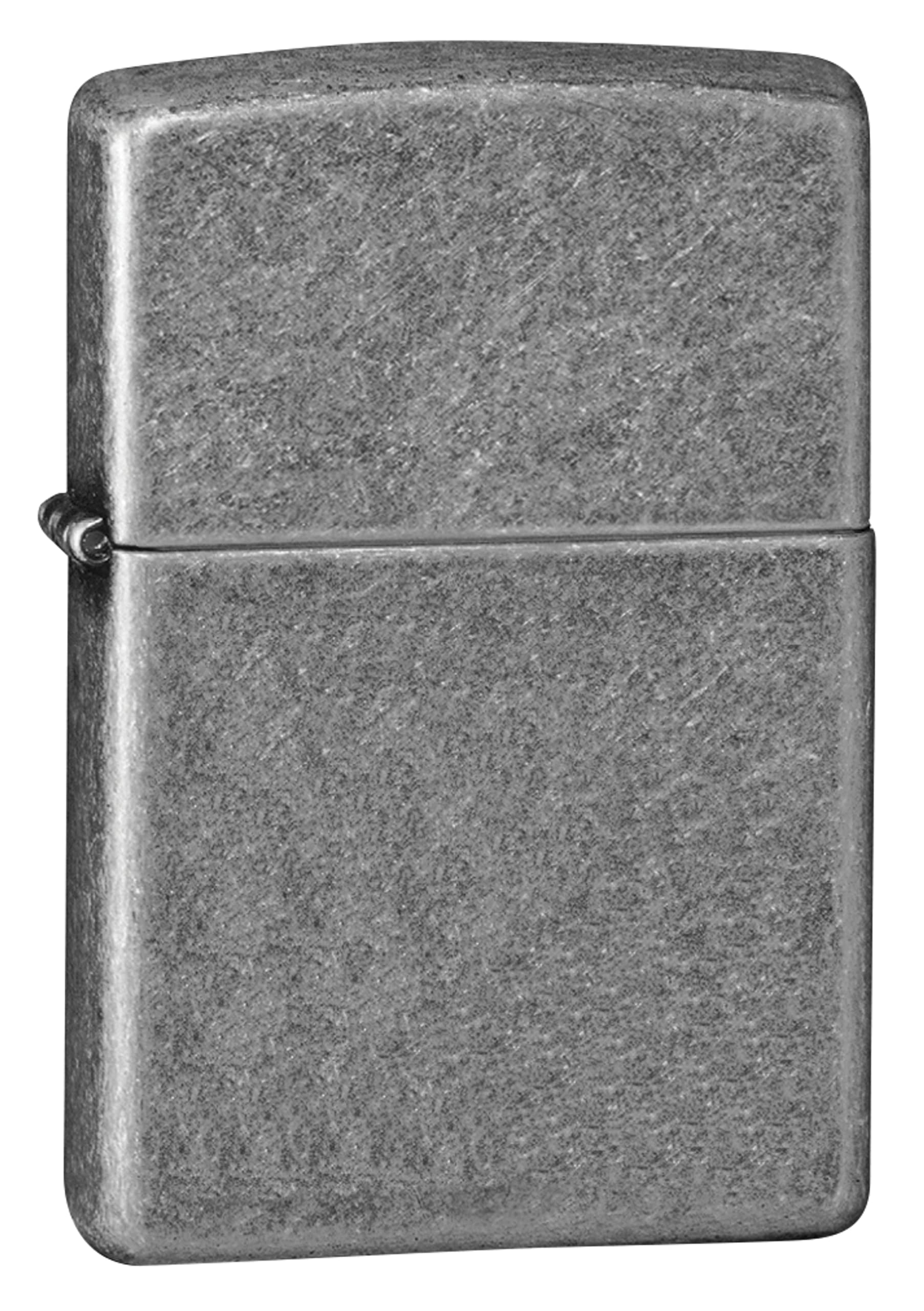 Zippo Armor Pocket Lighter, Antique Silver Plate