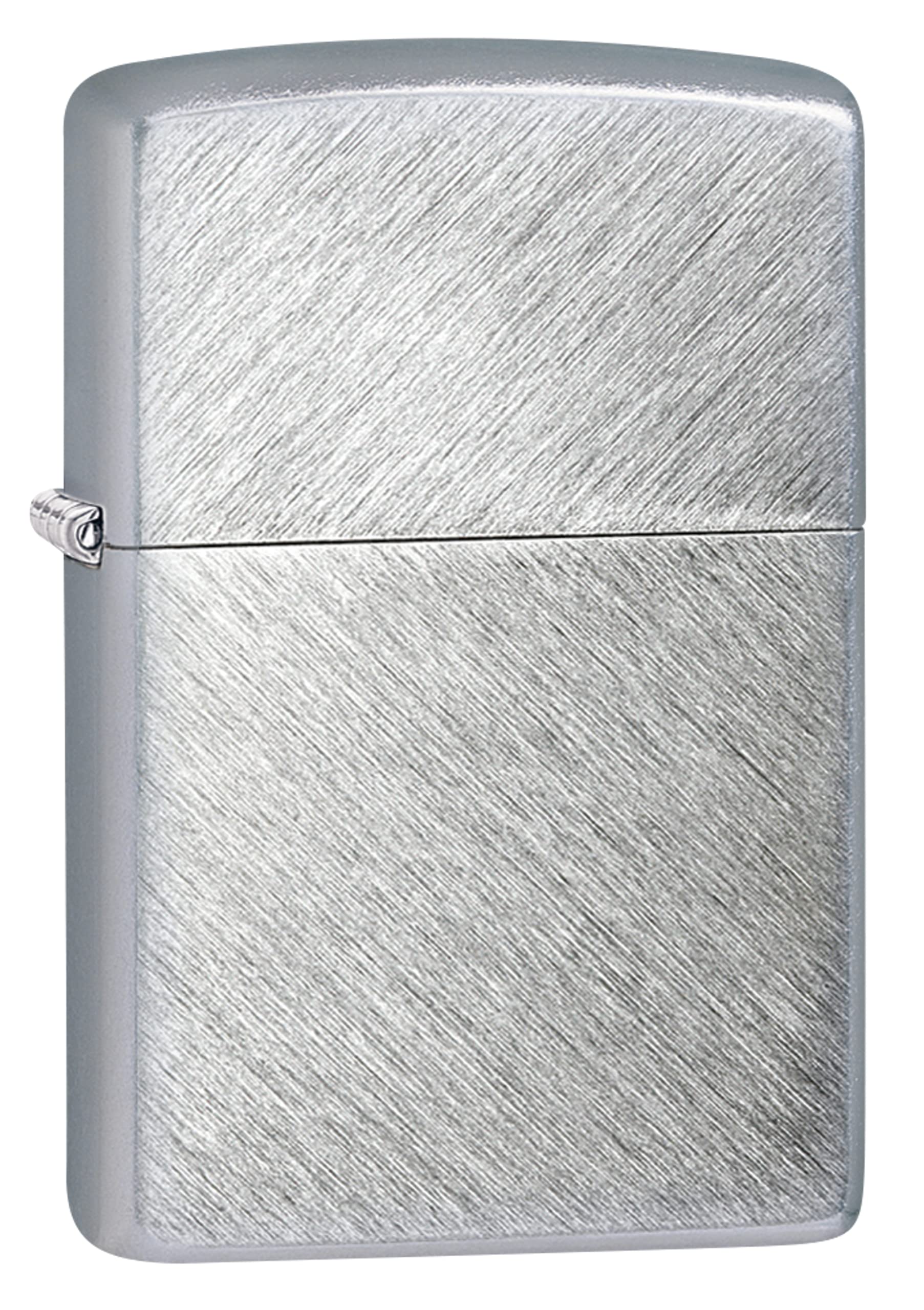 Zippo Armor Pocket Lighter, Antique Silver Plate